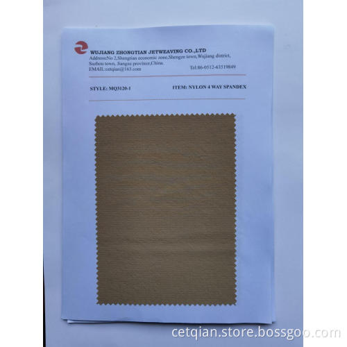 NYLON FOUR WAY SPANDEX SHELL